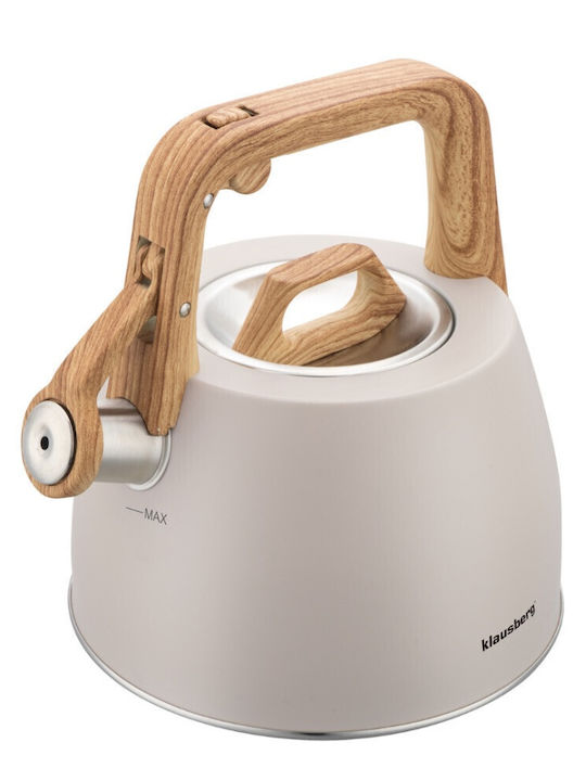 Klausberg Kettle Stainless Steel Gray 2500ml