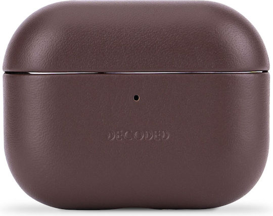 Decoded Aircase Θήκη Δερμάτινη σε Καφέ χρώμα για Apple AirPods Pro 3