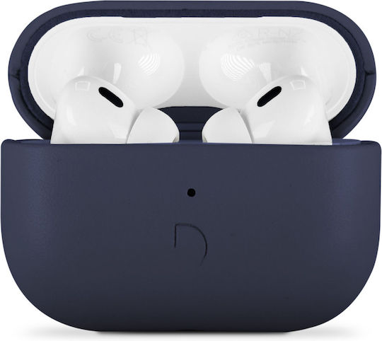 Decoded Aircase Θήκη Δερμάτινη σε Μπλε χρώμα για Apple AirPods Pro 3