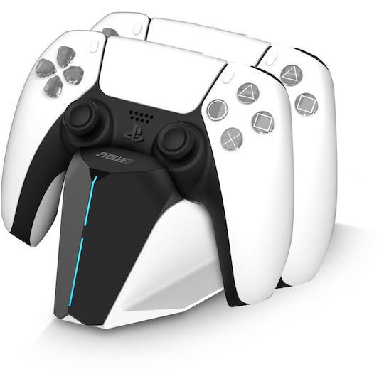 Evolveo Dockcharge Stație de încărcare pentru 2 controllere PS5 Alb