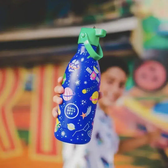 Cool Bottles Παιδικό Παγούρι Θερμός Ανοξείδωτο με Καλαμάκι 500ml