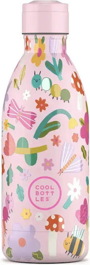 Cool Bottles Kids Water Bottle Thermos Stainless Steel with Straw Bug Life 500ml