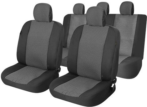 Smartic Μπροστινά Καλύμματα Αυτοκινήτου 11τμχ Dacia Logan Μαύρα