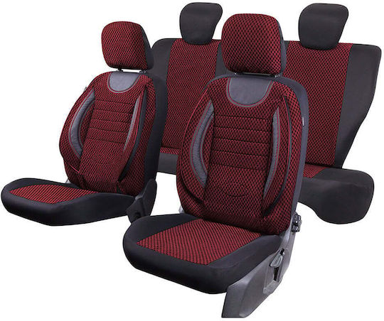 Smartic Car Seat Back Set 11pcs Red