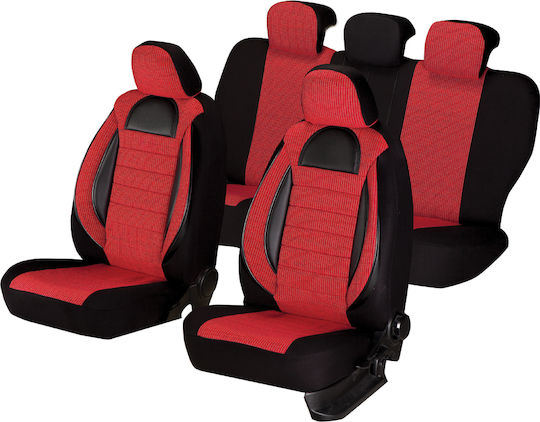 Smartic Set Spătare Auto 11buc Roșu