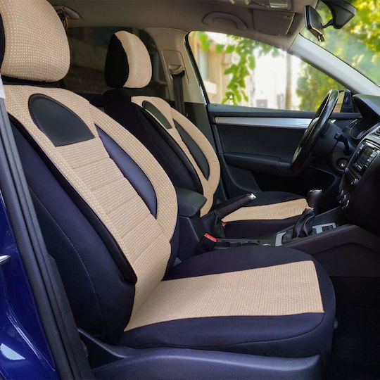 Smartic Set Spătare Auto 11buc Bej