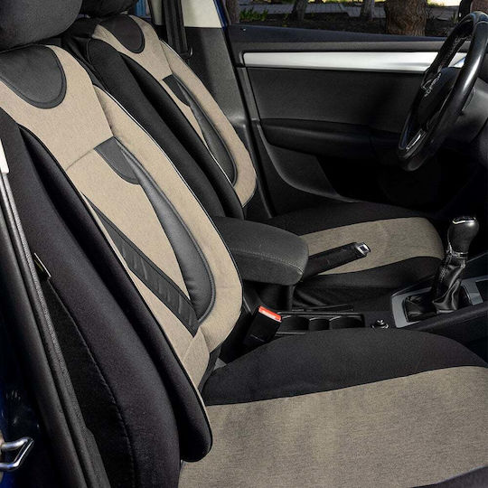 Smartic Set Spătare Auto 11buc Negru / Bej