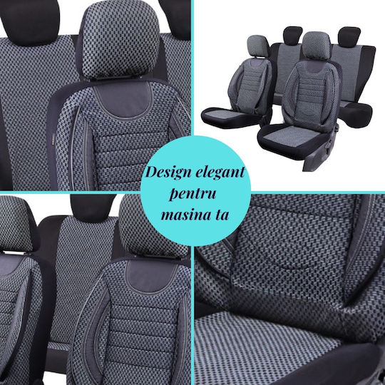 Smartic Set Spătare Auto 11buc Gri