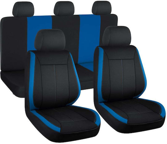 Smartic Set Autositzlehnen 9Stück Blau / Gray