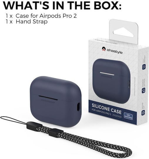 AHAstyle Θήκη Σιλικόνης σε Μπλε χρώμα για Apple AirPods Pro 2