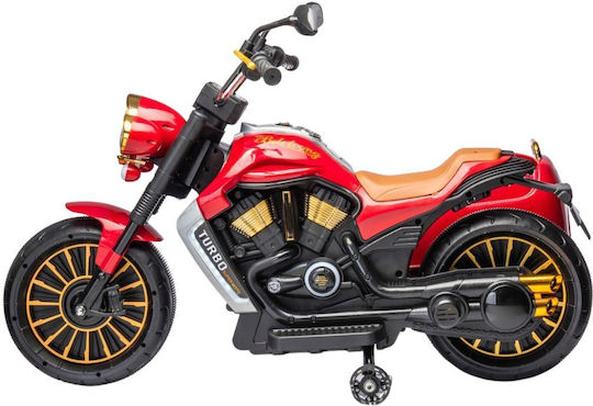 Παιδική Μηχανή Chopper Ηλεκτροκίνητη 12 Volt Κόκκινη για 3+ ετών