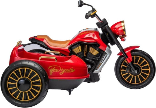 Παιδική Μηχανή Chopper Ηλεκτροκίνητη 12 Volt Κόκκινη για 3+ ετών