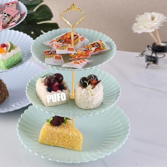 Plastic Platou pentru aperitive Verde 1buc Plastic Platou pentru aperitive Verde 1buc