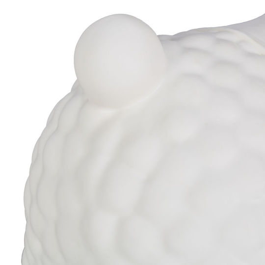 Relaxdays Hüpfer Lama Weißes 21cm