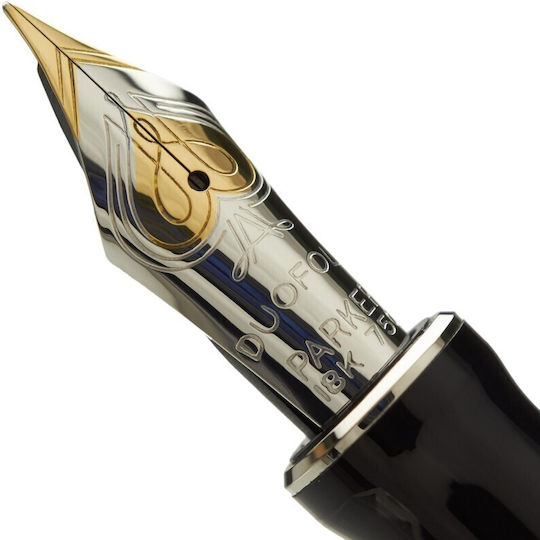 Parker Duofold Stilou Fine Cu Cerneală Neagră