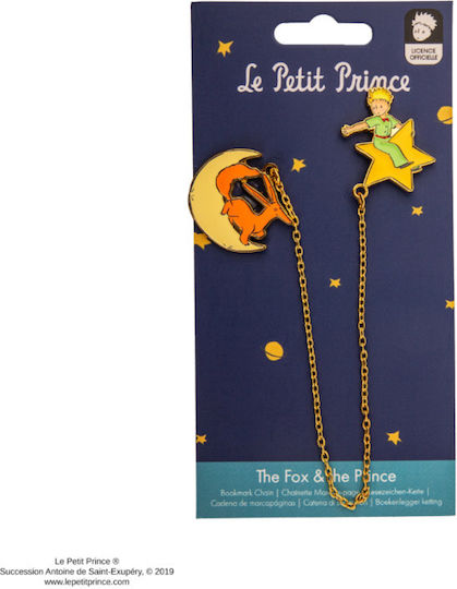 Little Prince Fox & Prince Skull Chain Bookmark Cr5961