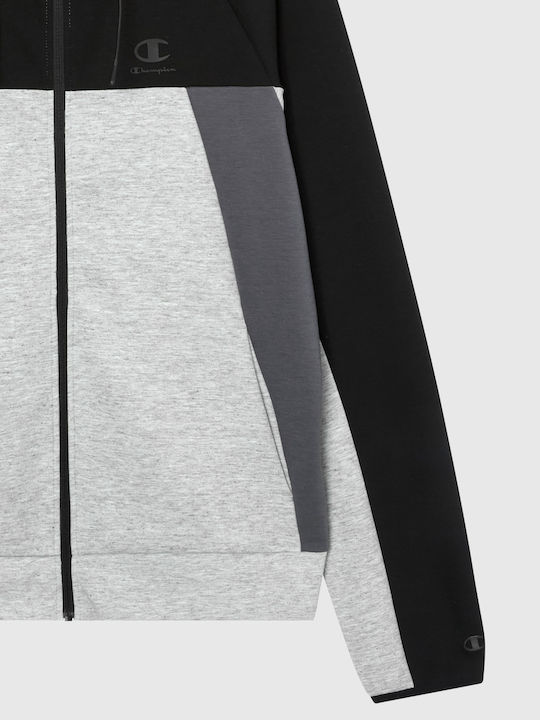 Ζακέτα με Κουκούλα Grey