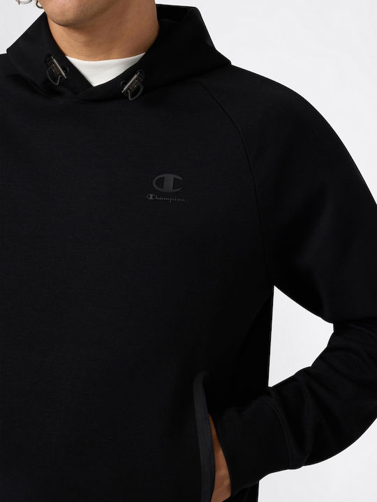 Sweatshirt with Hood Black