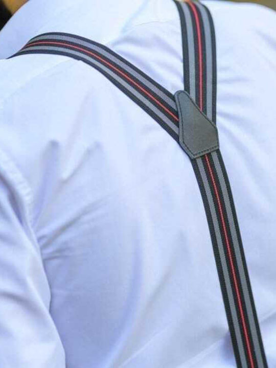 Rote Linie Hosenträger Herren