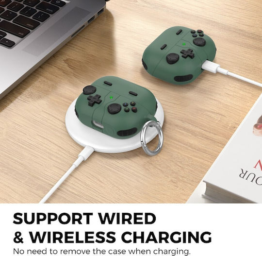 AHAstyle Θήκη Σιλικόνης σε Πράσινο χρώμα για Galaxy Buds3