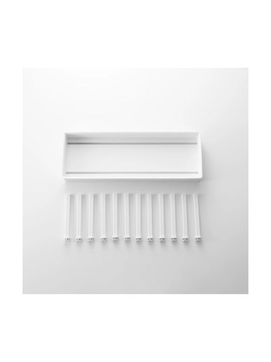 Yamazaki Βάση για Κατσαρόλες & Τηγάνια Πλαστική 40x14.1x14εκ. Λευκή