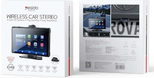 Yesido Οθόνη 9" για Ταμπλό Αυτοκινήτου με Bluetooth/Apple-CarPlay