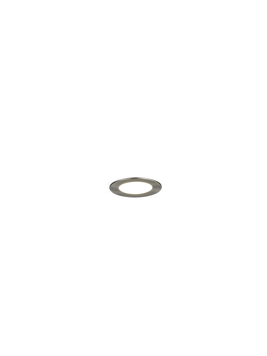 Trio Lighting Virunga Plastic Recessed Spot Silver 1pcs