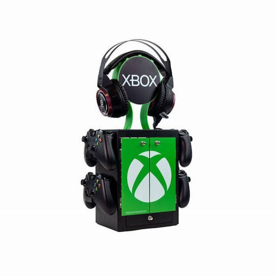 Numskull Official Xbox Gaming Locker Зарядна станция за 4 контролера XBOX Един / Xbox Series X/S - Xbox Серия X/S Зелен