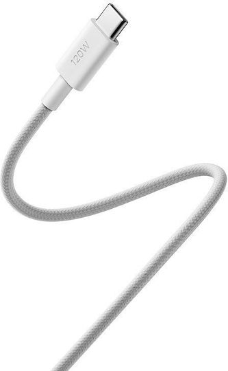 Xiaomi Braided USB 2.0 Cable USB-C male - USB-C 120W White 1m (BHR087KGL)