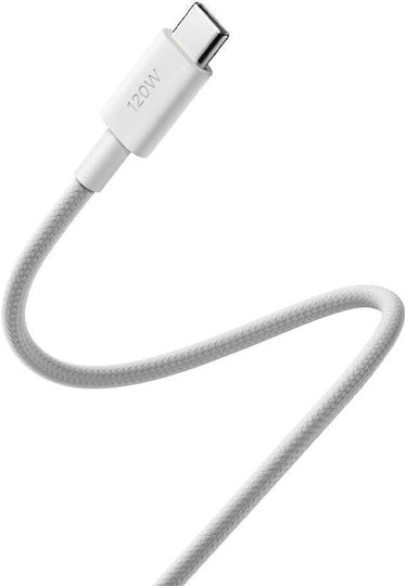 Xiaomi Braided USB 2.0 Cable USB-C male - USB-C 120W White 1m (BHR087KGL)