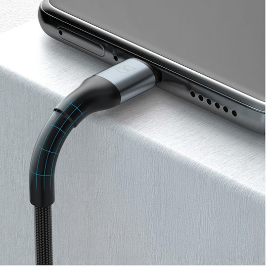 3MK Regular USB 2.0 Cablu USB-C bărbătesc - USB-A 18W Negru 1m
