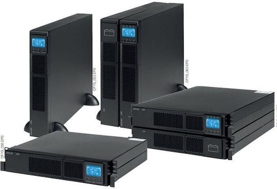 Socomec OFYS-RT-U3000 UPS On-Line 3000VA 2700W with 7 IEC Power Plugs