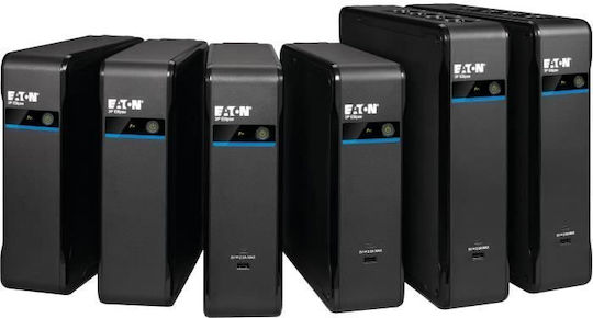 Eaton 3P Ellipse 700 USB UPS 700VA 420W με 4 IEC Πρίζες