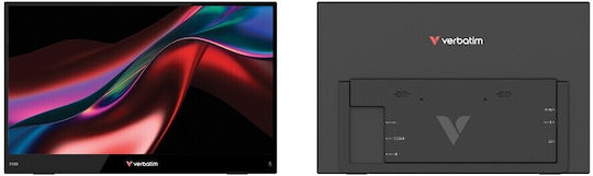 Verbatim Light 32400 IPS HDR Touch Portable Monitor 14" FHD 1920x1080 with Response Time 10ms GTG