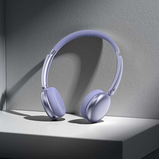 Acefast H8 Ασύρματα Bluetooth On Ear Ακουστικά Ασημί