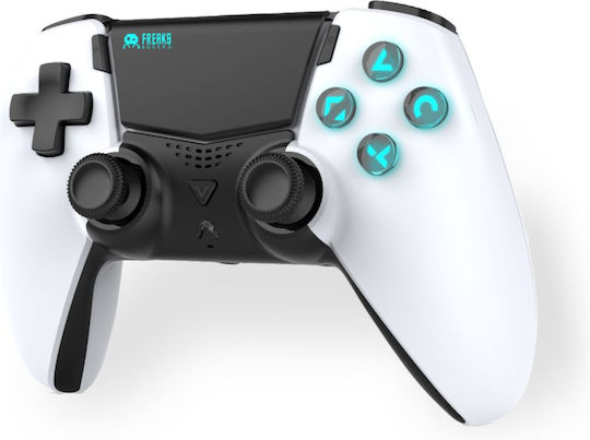 Freaks and Geeks Ασύρματο Gamepad για PS5 Λευκό