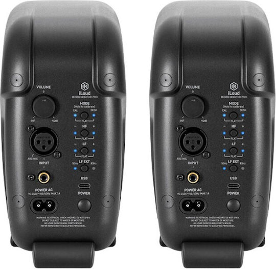 IK Multimedia iLoud Micro PRO Студио Монитор Колонки Двойка Черни