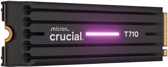 Crucial T710 SSD 4TB M.2 Type With PCI Express 5.0 Connection And Heatsink PS5 Compatible CT4000T710SSD5
