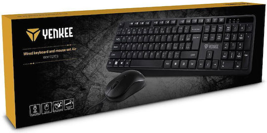 Yenkee YKM 1007CS Tastatur & Maus Set Englisch US