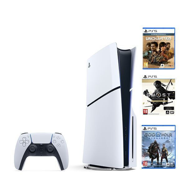 Sony PlayStation 5 & God of War Ragnarok & Uncharted Legacy of