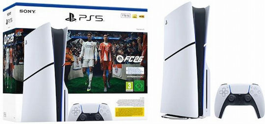Sony PlayStation 5 Slim 1TB FC 26 (Voucher) (Official Bundle)