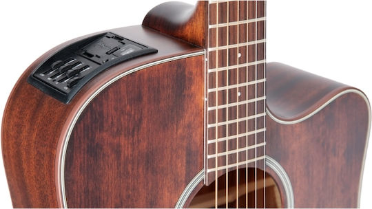 Takamine Semi-Akustik Gitarre Dreadnought Ausschnitt