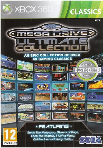 SEGA Mega Drive Ultimate Collection Classics Edition Xbox 360 Game