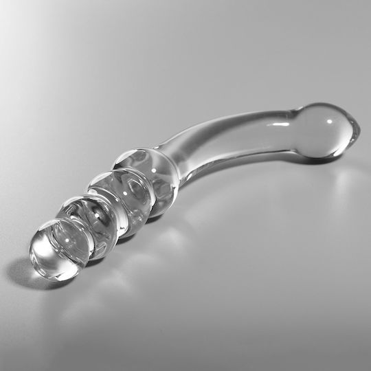 Ibiza Γυάλινο Dildo Διάφανο 18.5cm