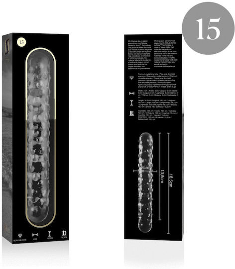 Ibiza Glass Dildo Transparent 18.5cm