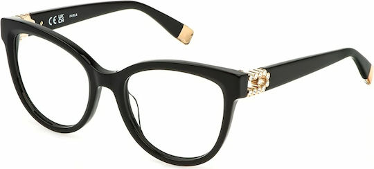 Furla Vfu864s 700s 53 Black Eyeglass Frames