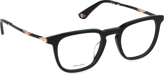 Police Vpll66 0700 50 Schwarze Brillengestelle