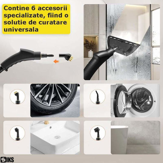 Steam Cleaner with Stick Handle