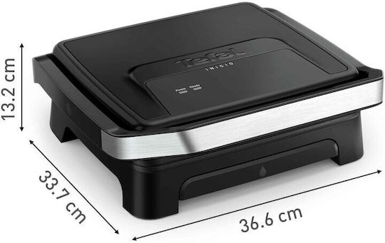 Tefal Inicio Сандвич тостер грил с подвижни плочи 2180W Черна