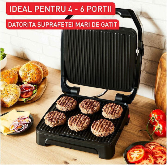 Tefal Inicio Сандвич тостер грил с подвижни плочи 2180W Черна
